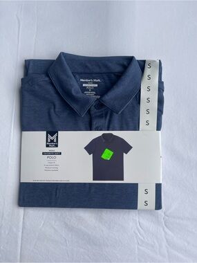 Member's Mark Men's Navy Blue‎ Polo Shirt